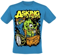 Asking Alexandria - Monster - T-shirt - Mannen - blauw