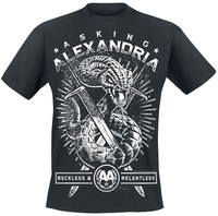 Asking Alexandria - Snake - T-shirt - Mannen - zwart