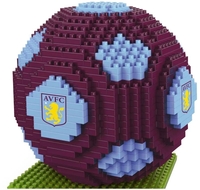 Aston Villa - BRXLZ voetbal - Speelgoed - Unisex - meerkleurig