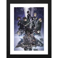 Attack On Titan - Key Art - Ingelijste Afbeelding - Unisex - meerkleurig