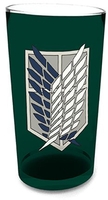 Attack On Titan - Scout Symbol - Drinkglas - Unisex - meerkleurig