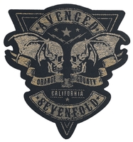 Avenged Sevenfold - Orange County Cut-Out - Patch - Unisex - zwart beige