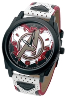 Avengers - Avengers Logo - Polshorloges - Mannen - wit zwart rood