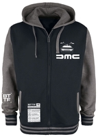 Back To The Future - Delorean - Vest met capuchon - Mannen - zwart donkergrijs
