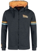 Back To The Future - Hill Valley Traveler - Vest met capuchon - Mannen - antraciet gemêleerd