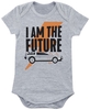 Back To The Future - Kids - Back to the future - I am the future - Body - Unisex - grijs gemêleerd