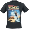 Back To The Future - Poster - T-shirt - Mannen - zwart