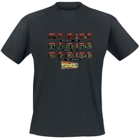 Back To The Future - Time Travel Dates - T-shirt - Mannen - zwart