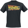 Back To The Future - Zurück in die Zukunft- Logo - T-shirt - Mannen - zwart