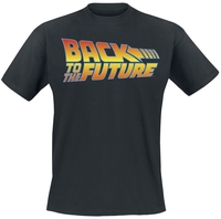 Back To The Future - Zurück in die Zukunft- Logo - T-shirt - Mannen - zwart