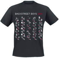 Backstreet Boys - DNA Album Red Steps - T-shirt - Mannen - zwart