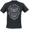 Bad Omens - Skull Moth - T-shirt - Mannen - zwart