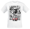 Baki - S1 Manga Hug Panel - T-shirt - Mannen - wit