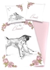 Bambi - - Beddengoed - Unisex - roze wit