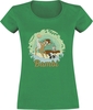 Bambi - Papercut - T-shirt - Vrouwen - groen