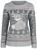 Bambi - Thumper - Christmas jumper - Vrouwen - grijs