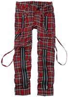 Banned - Avengence Check - Stoffen broeken - Mannen - rood
