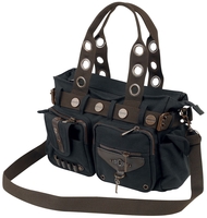 Banned - Black Brown Key Bag - Schoudertas - Unisex - zwart