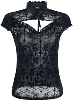 Banned - Dark Lady - T-shirt - Vrouwen - zwart