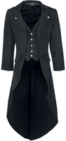 Banned - Dovetail Coat - Legerjas - Mannen - zwart