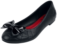 Banned - Femme Fatale Flats - Ballerinas - Vrouwen - zwart