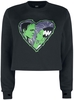 Banned - Frankenstein And Bride Top - Sweatshirts - Vrouwen - zwart