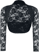 Banned - Lace Bolero - Bolero - Vrouwen - zwart