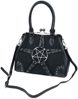 Banned - Pentagram - Handtas - Vrouwen - zwart
