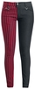 Banned - Punk Trousers - Stoffen broeken - Vrouwen - zwart rood