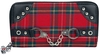 Banned - Red Tartan Wallet - Portemonnee - Vrouwen - zwart rood