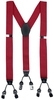 Banned - Rockabilly Braces - Braces - Unisex - rood
