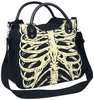 Banned - Skeleton - Handtas - Vrouwen - zwart