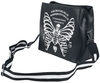 Banned - Skeleton Butterfly - Schoudertas - Vrouwen - zwart wit
