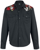 Banned - Skull Rose - Longsleeve - Mannen - zwart