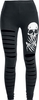 Banned - Slashed Skull - Leggings - Vrouwen - zwart