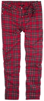 Banned - Tartan Pants - Stoffen broeken - Mannen - rood