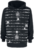 Banned - Zombie Killer hoodie - Trui met capuchon - Mannen - zwart