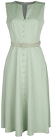 Banned Retro - Day Dream Dress - Medium-lengte jurk - Vrouwen - groen