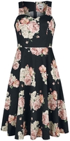 Banned Retro - English Rose Fit & Flare Dress - Medium-lengte jurk - Vrouwen - meerkleurig