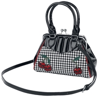 Banned Retro - Rockabilly Cherry - Handtas - Vrouwen - zwart rood wit