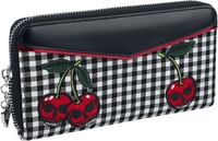Banned Retro - Rockabilly Cherry - Portemonnee - Vrouwen - zwart rood wit