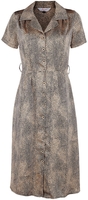 Banned Retro - Wild Instinct Dress - Medium-lengte jurk - Vrouwen - bruin