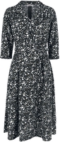 Banned Retro - Winter Blooms Dress - Medium-lengte jurk - Vrouwen - meerkleurig