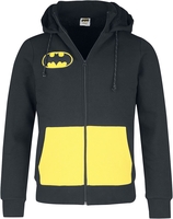 Batman - Batman - Logo - Vest met capuchon - Mannen - zwart geel