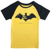 Batman - Kids - Caped Crusader - T-shirt - Unisex - geel zwart