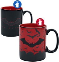 Batman - The Batman - Mok met thermisch effect - Kop - Unisex - zwart rood