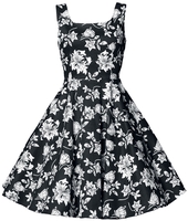Belsira - Swing-Blumenkleid - Medium-lengte jurk - Vrouwen - zwart