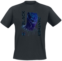Black Panther - Mask - T-shirt - Mannen - zwart