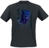 Black Panther - Mask - T-shirt - Mannen - zwart