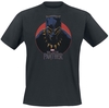 Black Panther - Retro - T-shirt - Mannen - zwart